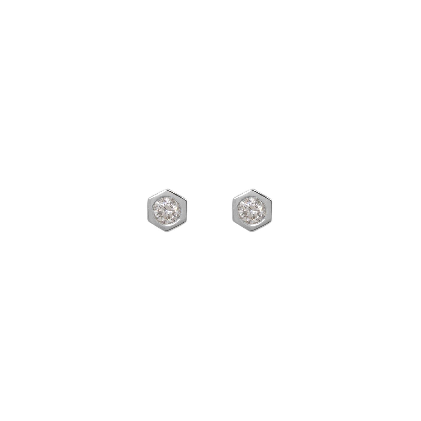 Hive Studs Diamond Set