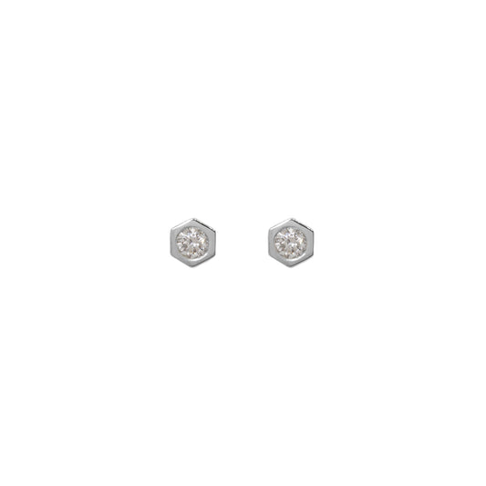 Hive Studs Diamond Set
