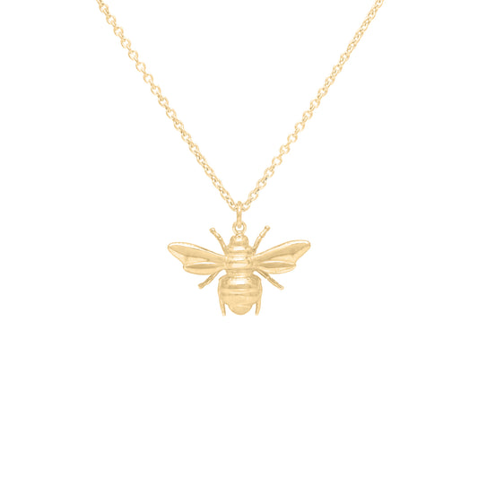 Bee Pendant in 9ct Yellow Gold