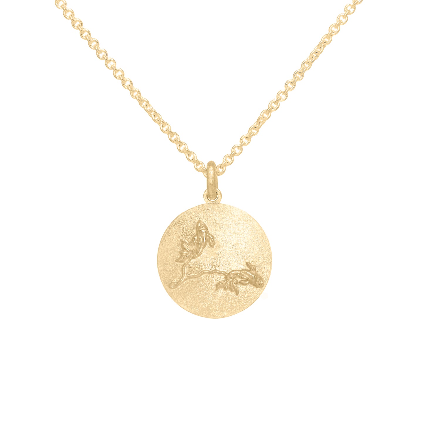 Pisces Pendant in 9ct Yellow Gold