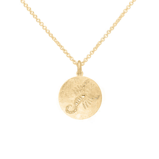 Scorpio Pendant in 9ct Yellow Gold