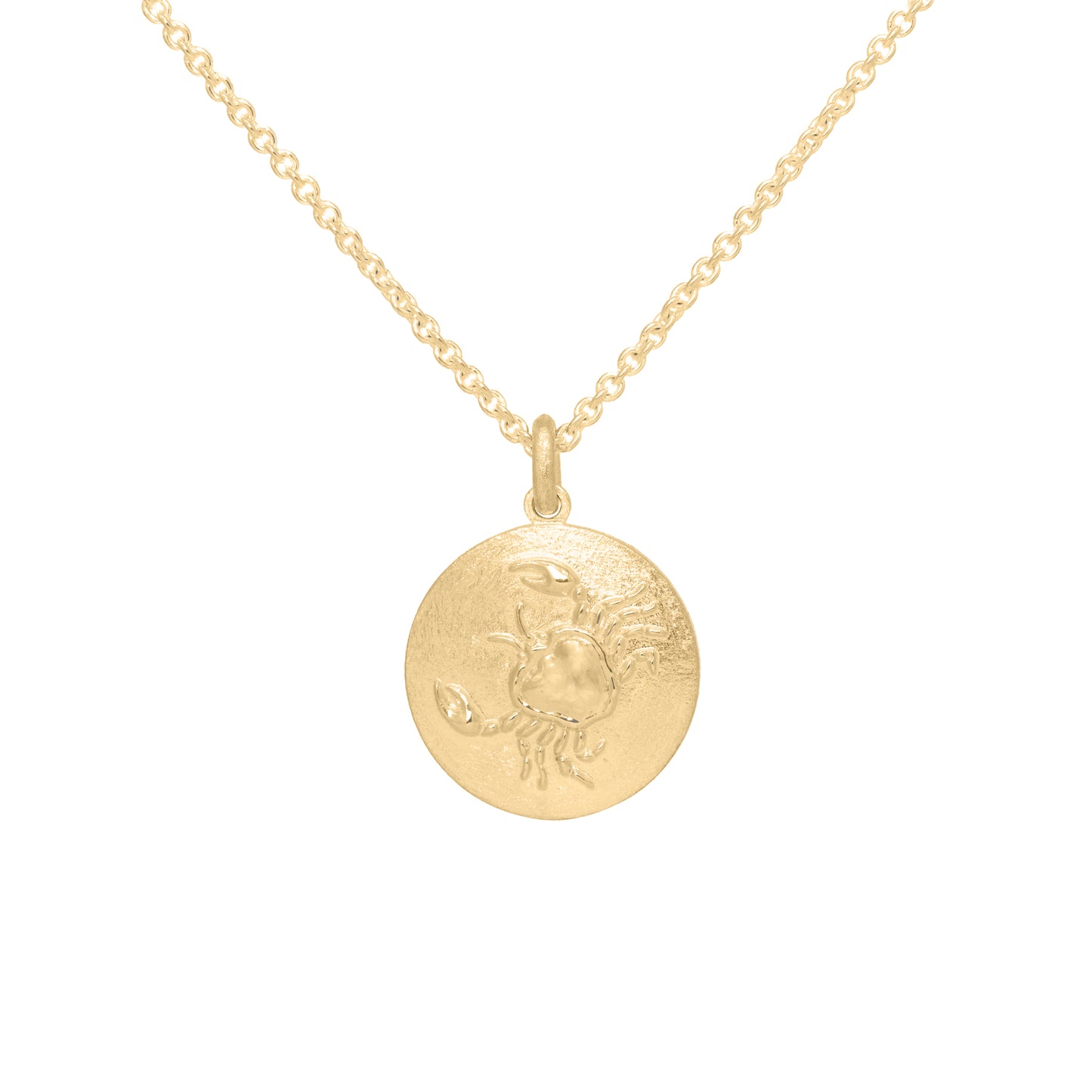 Cancer Pendant in 9ct Yellow Gold