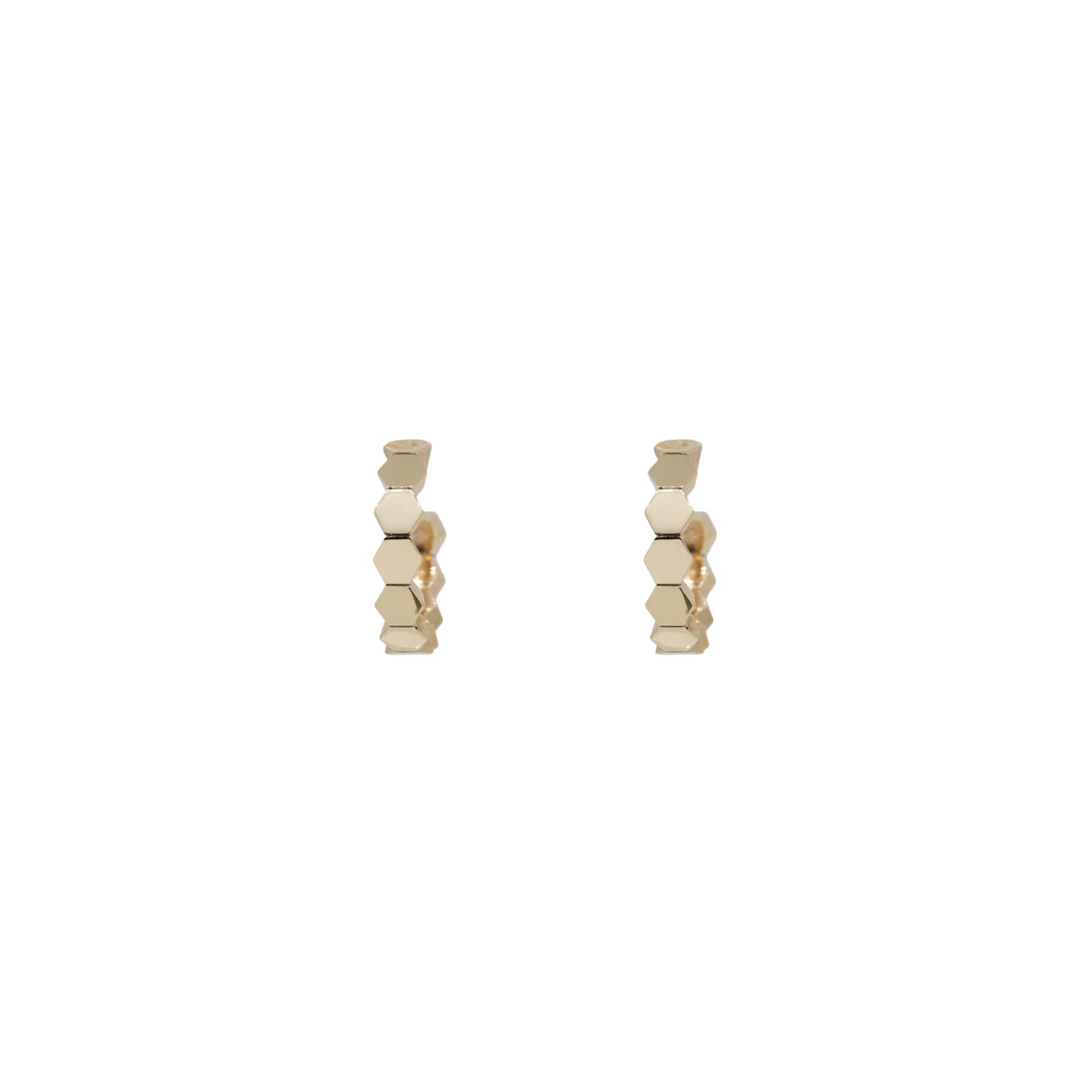 Hive Hoops in 9ct Yellow Gold