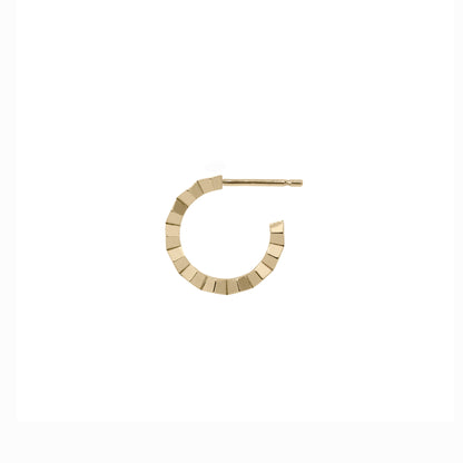 Hive Hoops in 9ct Yellow Gold