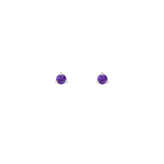 Wildflower Studs: Purple Tansy